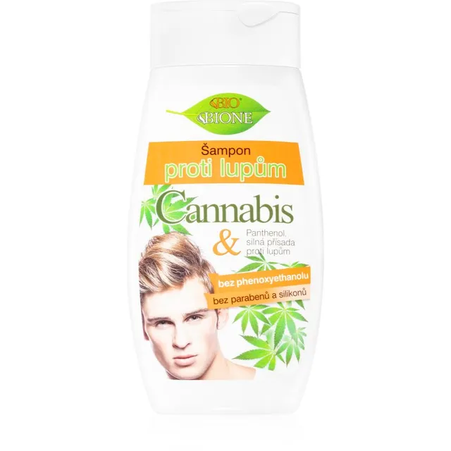 Bione Cosmetics Cannabis Kõõmavastane šampoon meestele 260 ml