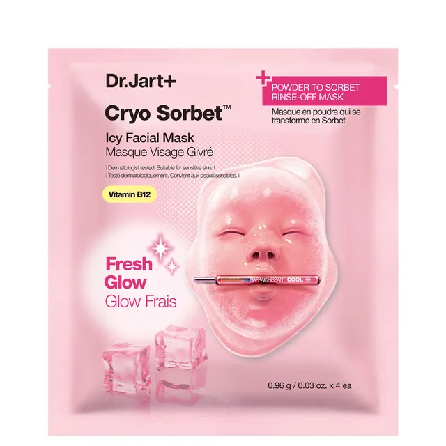 DR. JART+ Cryo Sorbet Icy Facial Mask 4 x 0.96g
