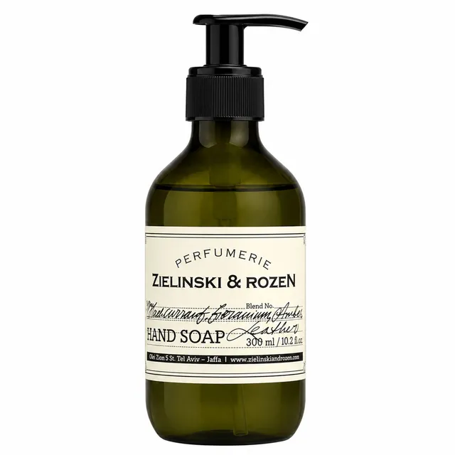 ZIELINSKI & ROZEN Blackcurrant, Geranium, Amber, Leather Hand Soap 300ml