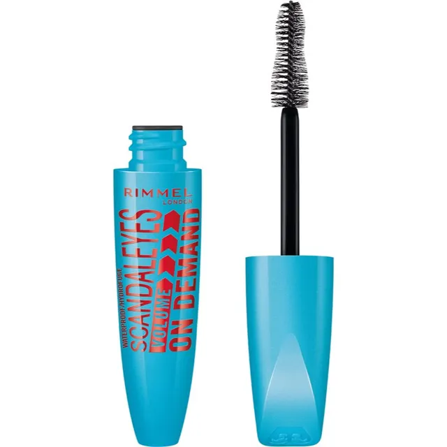 Rimmel ScandalEyes Volume On Demand Veekindel volüümi lisav ripsmetušš varjund 001 Black 12 ml
