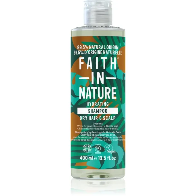 Faith In Nature Coconut Niisutav šampoon normaalsetele kuni kuivadele juustele 400 ml