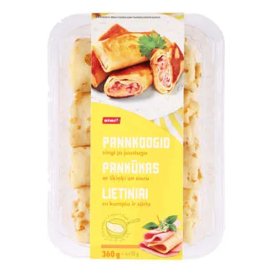 Pannkoogid singi ja juustuga 360g Rimi