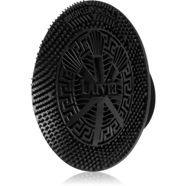 Luvia Cosmetics Brush Cleansing Pad Silikoonkinnas harja puhastamiseks värv Black 1 tk