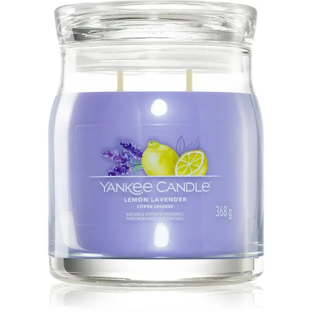 Yankee Candle Lemon Lavender lõhnaküünal Signature 368 g