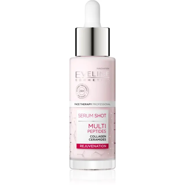 Eveline Cosmetics Serum Shot Multi Peptides Noorendav näoseerum kollageeniga 30 ml