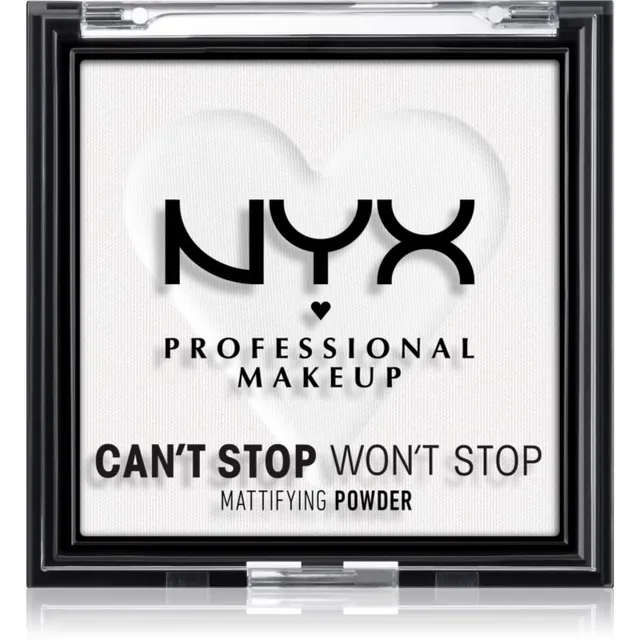 NYX Professional Makeup Can't Stop Won't Stop Mattifying Powder Matistav puuder varjund 11 Bright Translucent 6 g