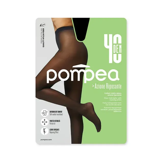 Naiste sukkpüksid Riposante 40 den nero 3, POMPEA, 1 paar