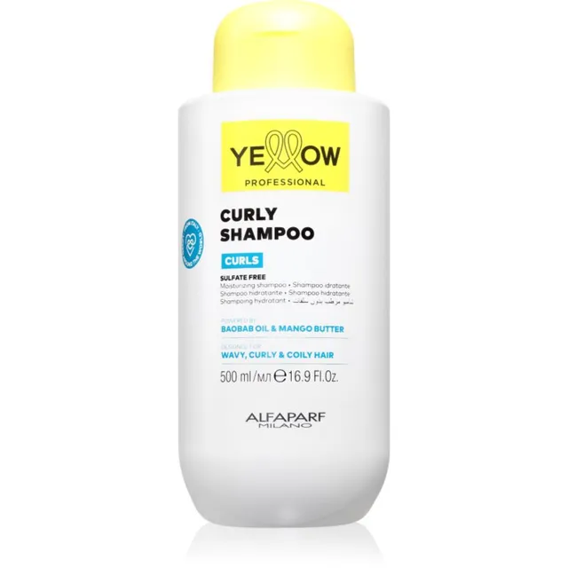 Yellow Professional Curls Curly Shampoo Šampoon lainelistele ja lokkis juustele 500 ml
