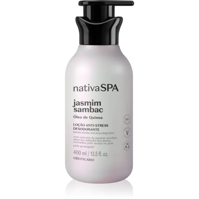 oBoticário Nativa SPA Jasmim Sambac Rahustav kehapiim 400 ml