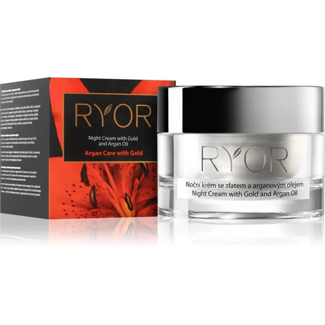 RYOR Argan Care with Gold Öökreem kulla ja argaaniaõliga 50 ml