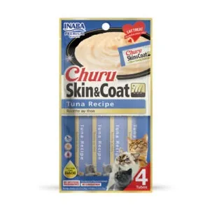 Inaba Churu Skin & Coat Tuunikala  kreem maiustus kassile