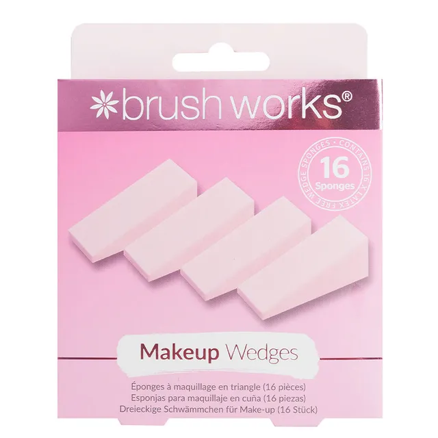 BRUSHWORKS Makeup Wedges 16pcs