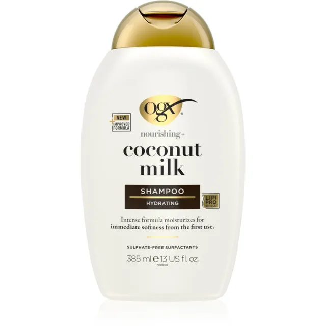 OGX Coconut Milk Niisutav šampoon kookosõliga 385 ml