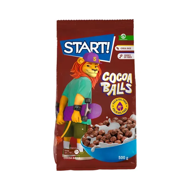 Šokolaadimaitselised pallikesed, START, 500 g