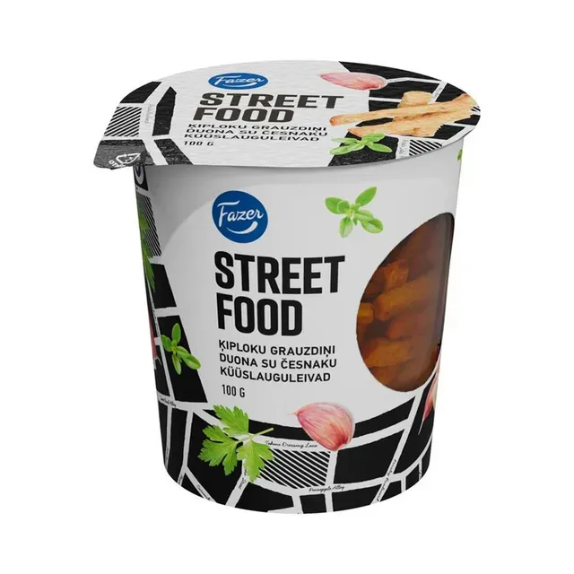 Street Food Küüslauguleivad, FAZER, 100 g