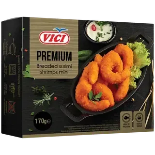 Paneeritud Krevetid surimist MINI, VICI, 170 g