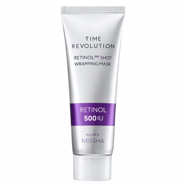 MISSHA Time Revolution Retinol 500 Shot Wrapping Mask 80g