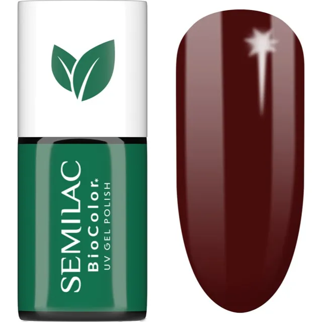 Semilac UV Hybrid BioColor Geelküünelakk UV / LED lambiga kasutamiseks varjund 726 Dark Coral 7 ml