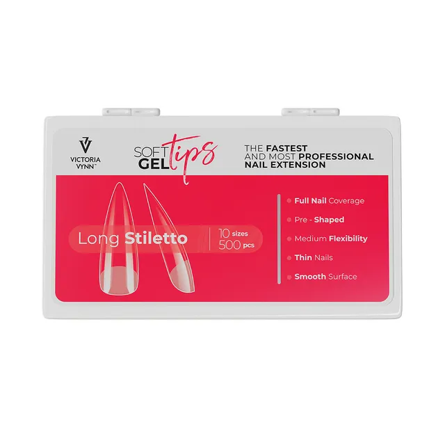 Victoria Vynn Soft Gel Tips Long Stiletto