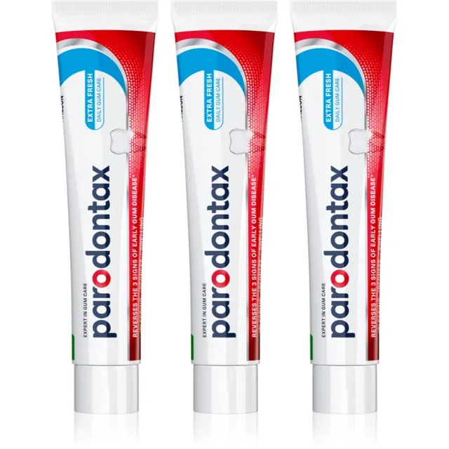 Parodontax Extra Fresh Hambapasta igemete veritsuse raviks 3 x 75 ml