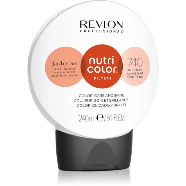 Revlon Professional Nutri Color Filters Toning Toitev ja tooniv mask professionaalseks kasutamiseks 740 240 ml