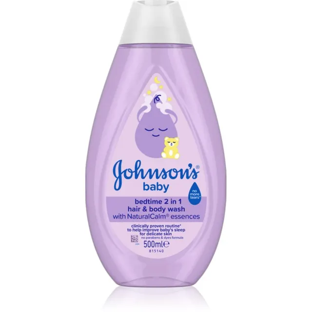 Johnson's® Bedtime Pesemisgeel kehale ja juustele hea öö jaoks 500 ml