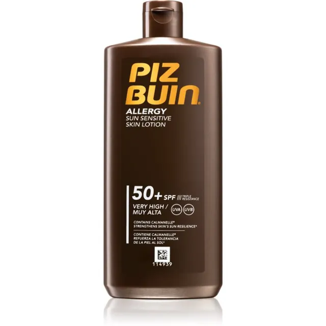 Piz Buin Allergy Päevituslosjoon tundlikule nahale SPF 50+ 400 ml