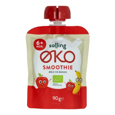 Smuuti õuna banaaniga Salling Eko öko 6k+ 90g