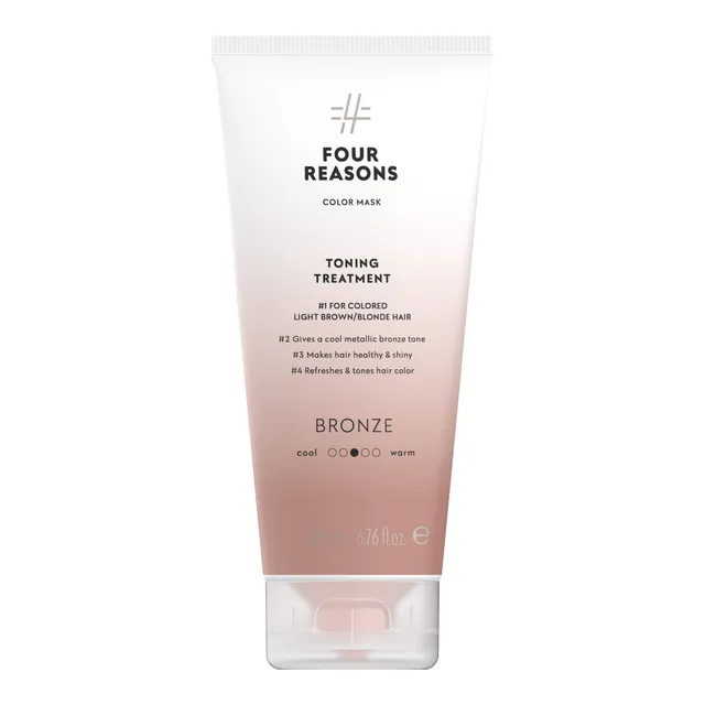 Hooldav ja tooniv juuksemask värvitud juustele Bronze 200ml