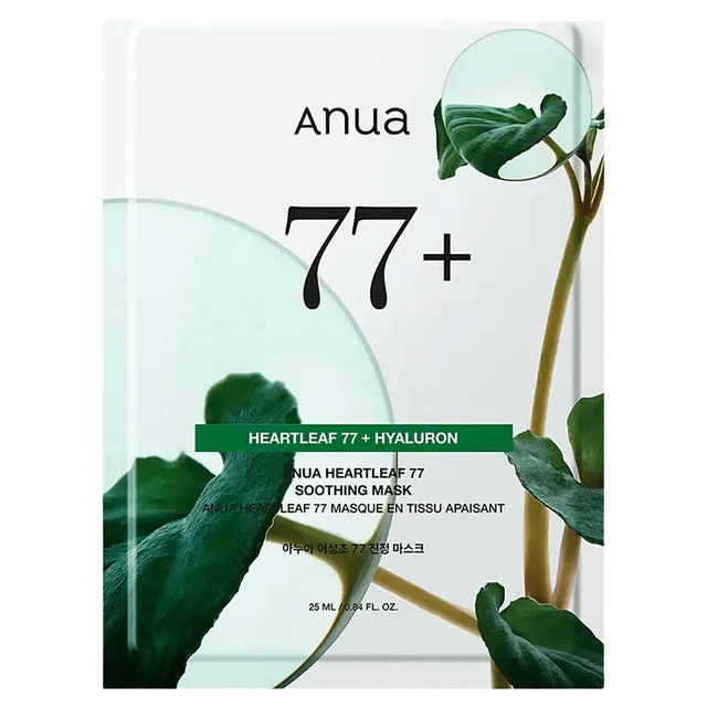 ANUA Heartleaf 77+ Hyaluron Soothing Sheet Mask 25ml