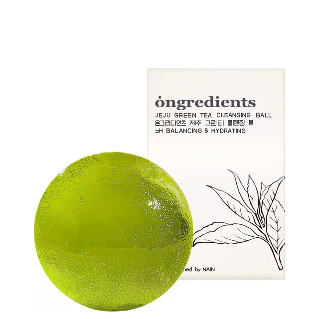 ONGREDIENTS Jeju Green Tea Cleansing Ball 110g