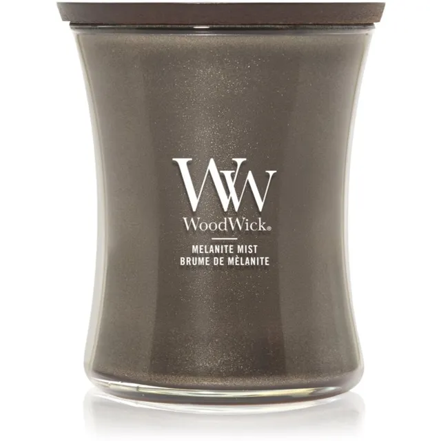 Woodwick Precious Metals Melanite Mist lõhnaküünal 275 g