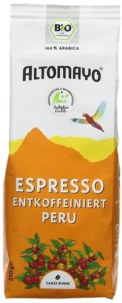 ESPRESSO kofeiinivabad kohvioad, ökoloogilised
