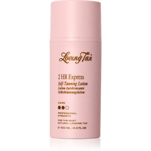 Loving Tan 2 HR Express Niisutav päevituspiim varjund Dark 100 ml