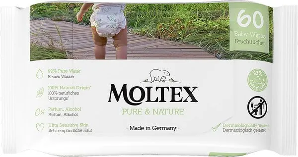 Imikute niisked salvrätikud, ökoloogilised