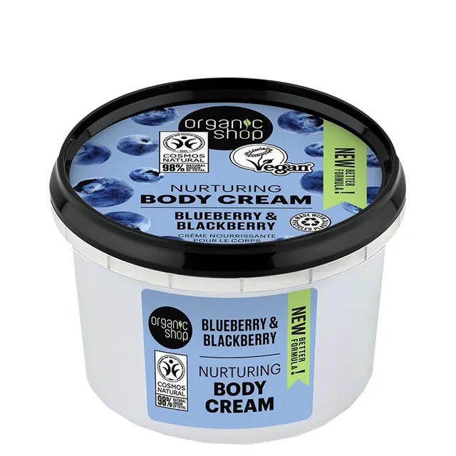 ORGANIC SHOP Blueberry & Blackberry Body Cream 250ml