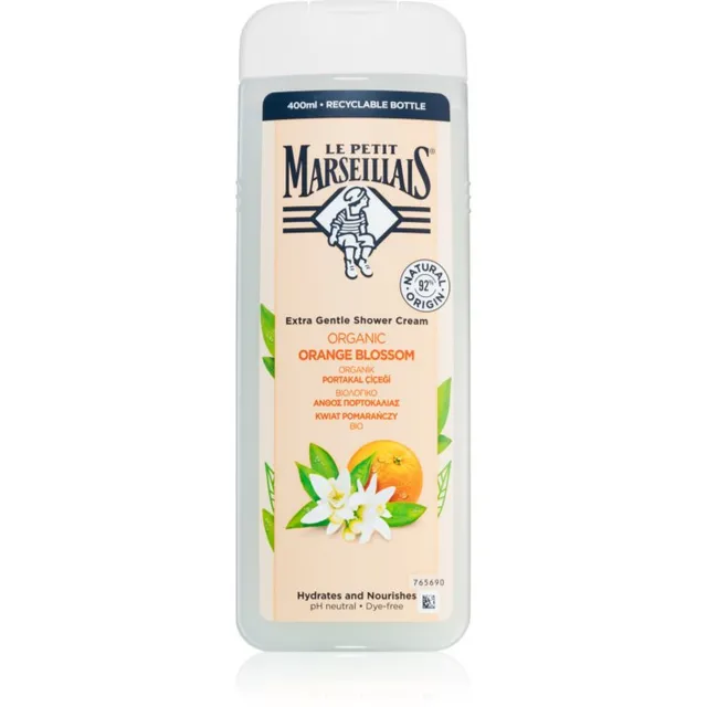 Le Petit Marseillais Organic Orange Blossom Kreemjas dušigeel 400 ml