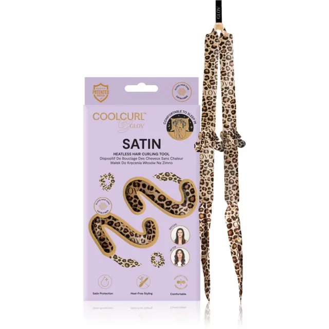 GLOV CoolCurl Satin Cheetah juuste lokkimise komplekt 1 tk