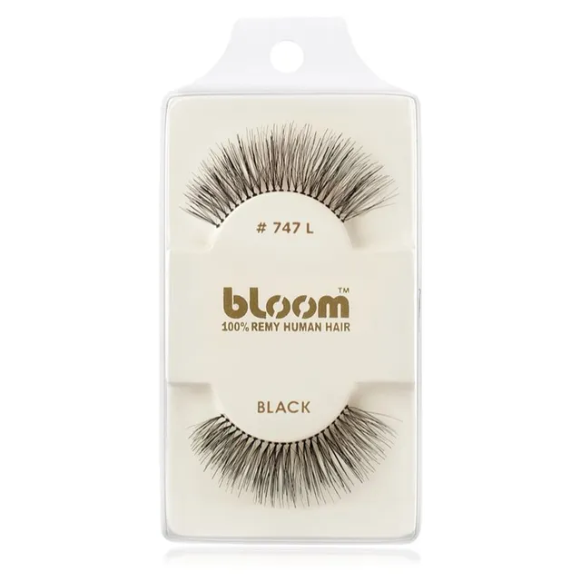 Bloom Natural Kleebitavad ripsmed inimjuustest No. 747L (Black) 1 cm