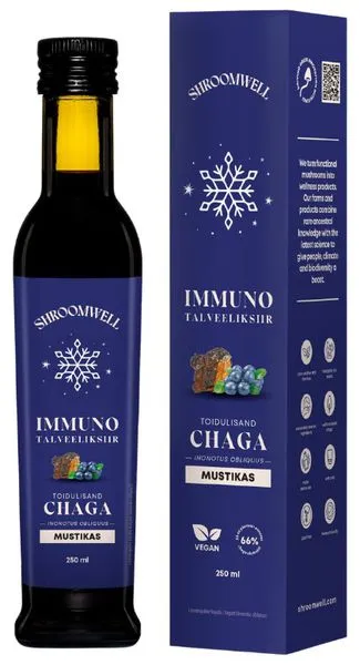 Toidulisand chaga ja mustikatega Immuno Elixir Winter Edition