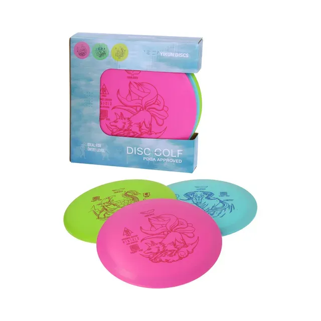 Discgolfi kettad, YIKUN DISCS, 3 tk