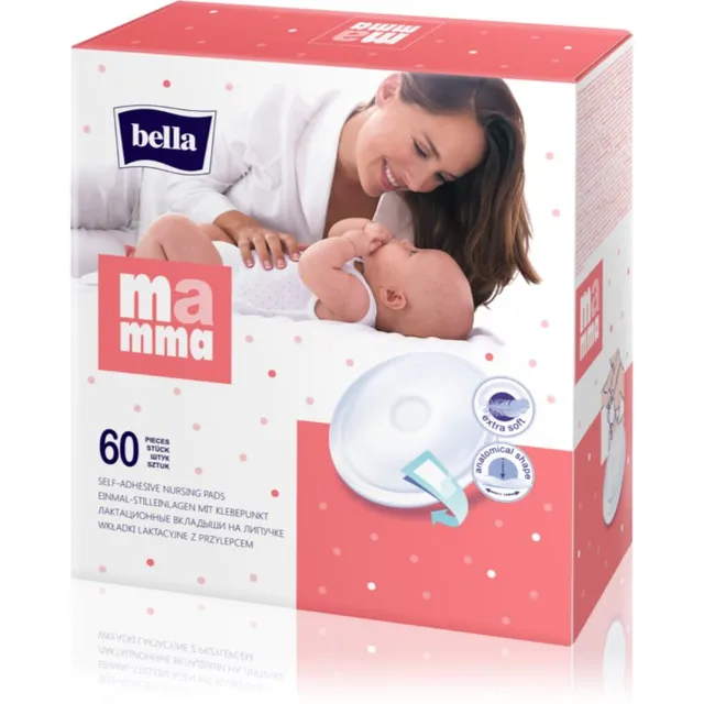 BELLA Mamma Basic ühekordsed rinnapadjad 60 tk