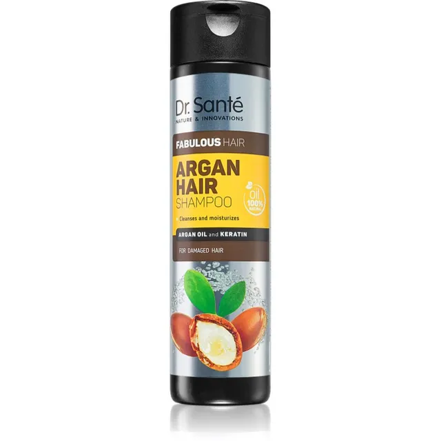 Dr. Santé Argan Niisutav šampoon kahjustatud juustele 250 ml