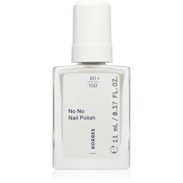 Korres No No Nail Polish Toitev küünelakk varjund 02 Milky White 11 ml