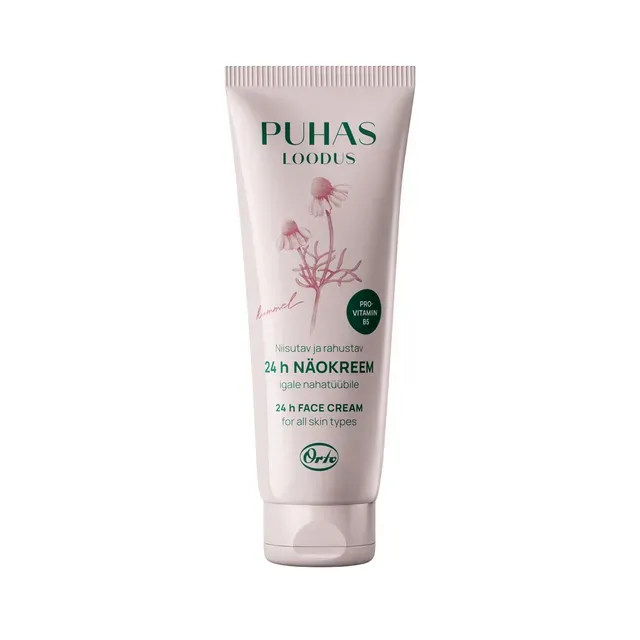 Näokreem kummeliga 24h, PUHAS LOODUS, 75 ml