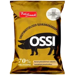 Balsnack Ossi sinepimaitselised seakamarakrõpsud 40 g
