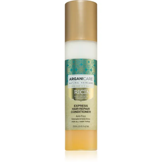 Arganicare Ricin Express Hair Repair Conditioner Juustesse jäetav palsam kahjustatud juustele 250 ml