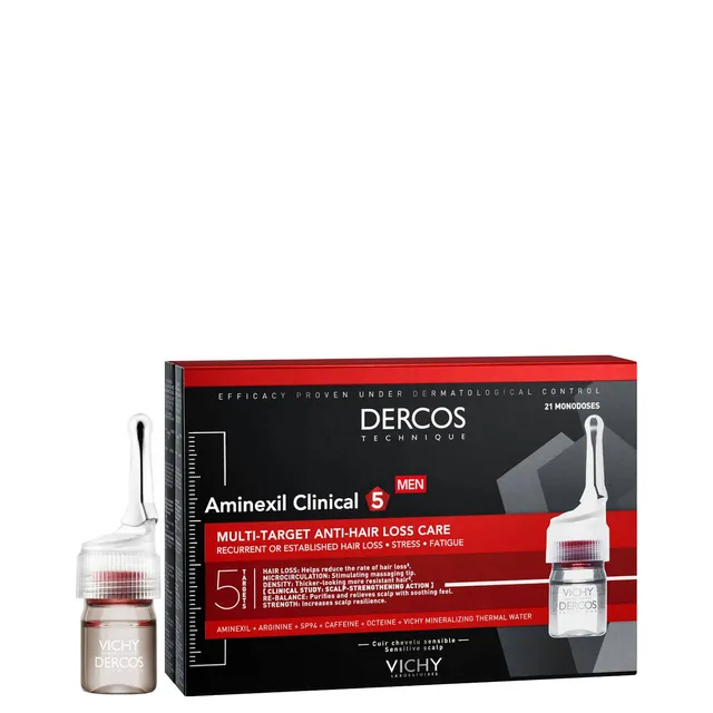 VICHY Dercos Aminexil Clinical 5 Treatment For Men 21x6ml