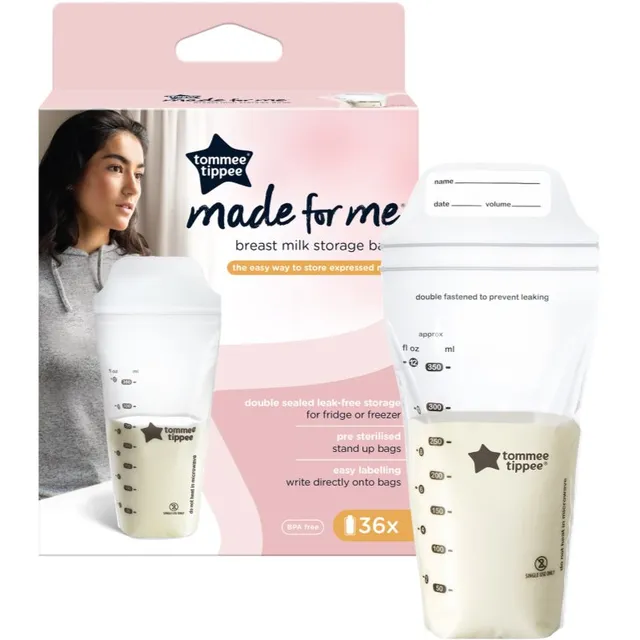 Tommee Tippee Made for Me™ kott rinnapiima säilitamiseks 36 tk