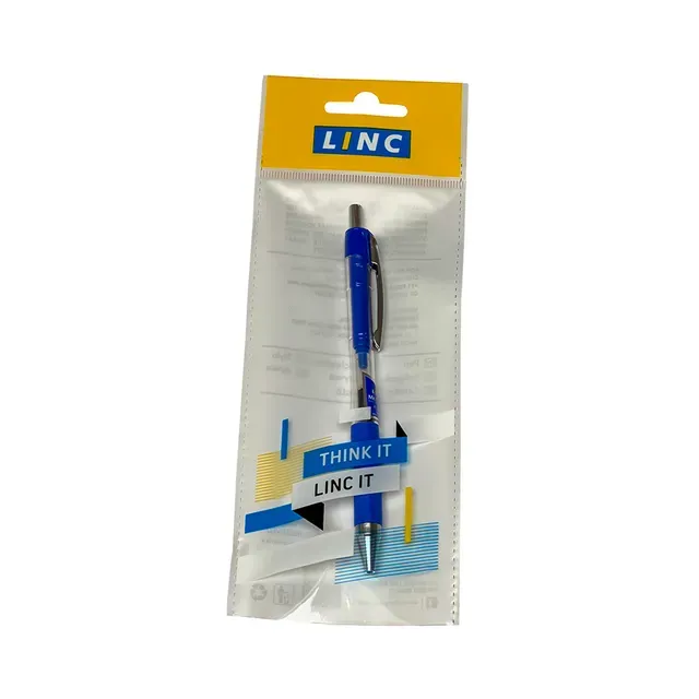 Pastapliiats lülitiga Mr. Click, sinine riputuspakis, LINC, 1 tk